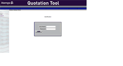 Desktop Screenshot of cotation.atempo.com